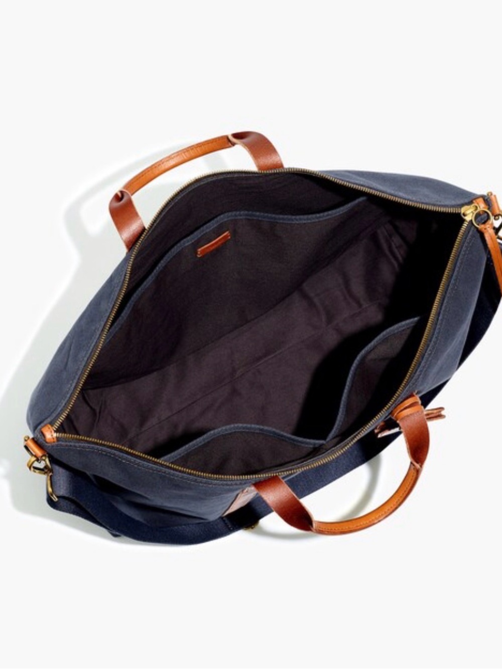 Madewell The Essential Overnight Bag in Canvas, Black Sea - NWT - Picture 3 of 14